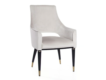 MUZIO - Upholstered high-back velvet chair by formitalia luxury group - view 2